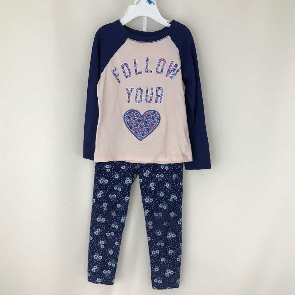 Carter’s Heart Tee & Legging Set